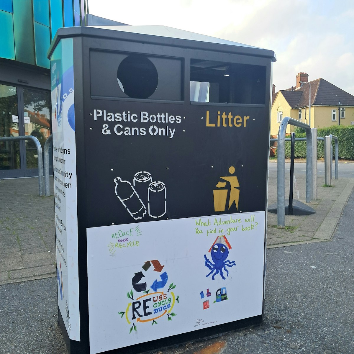 New bin at Gainsborough Library